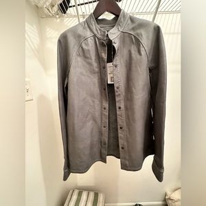 Alexander Wang leather shirt